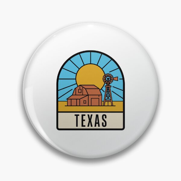 Item preview, Minimalist Texas Farm Windmill Retro Sunburst designed and sold by Paper Drip.