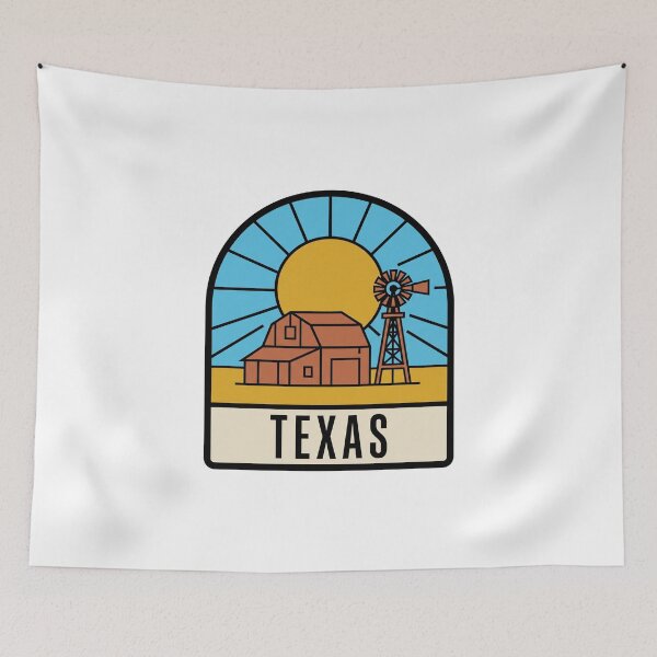 Item preview, Minimalist Texas Farm Windmill Retro Sunburst designed and sold by Paper Drip.
