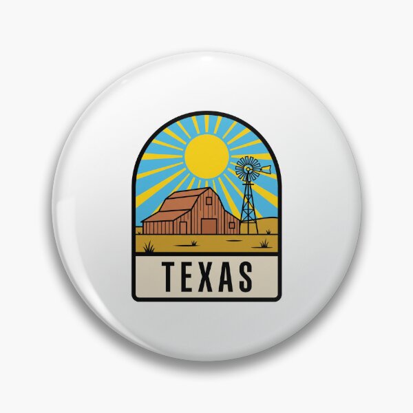 Item preview, Minimalist Texas Farm Windmill Retro Sunburst designed and sold by Paper Drip.