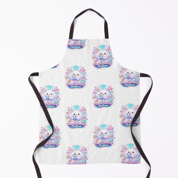 Item preview, Emotionally Online | Cute Kawaii Cloud Aesthetic Sticker designed and sold by FAZ-DESIGNS.