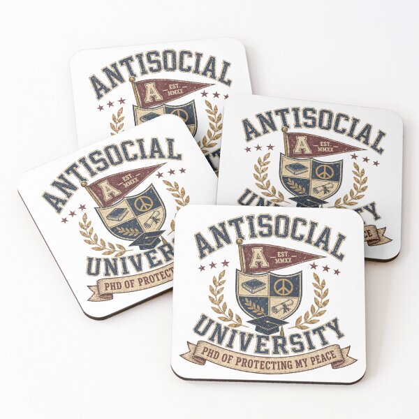 Item preview, Antisocial University PHD of protecting my peace designed and sold by manytshirts.
