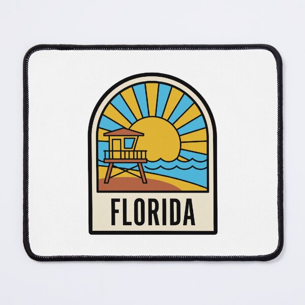 Item preview, Retro Florida Miami Beach Lifeguard Tower Minimalist Badge designed and sold by Paper Drip.