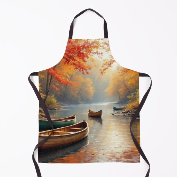 Item preview, Boats on the river (Autumn) designed and sold by jefboutique6150.