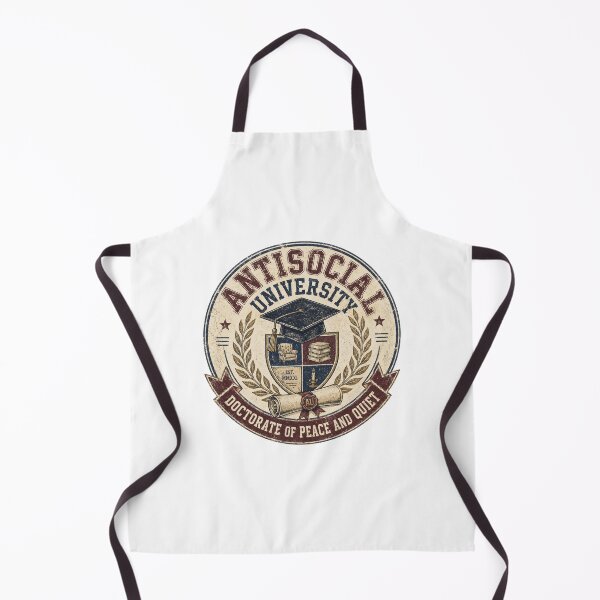 Item preview, Antisocial University Doctorate of piece and quiet designed and sold by manytshirts.