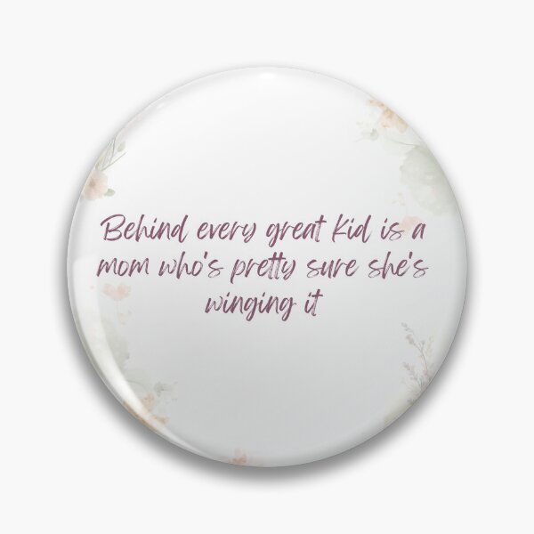 Item preview, Behind Every Great Kid Mom Winging It designed and sold by CozyMomDesign.