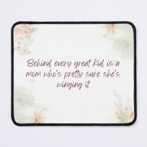 Item preview, Behind Every Great Kid Mom Winging It designed and sold by CozyMomDesign.