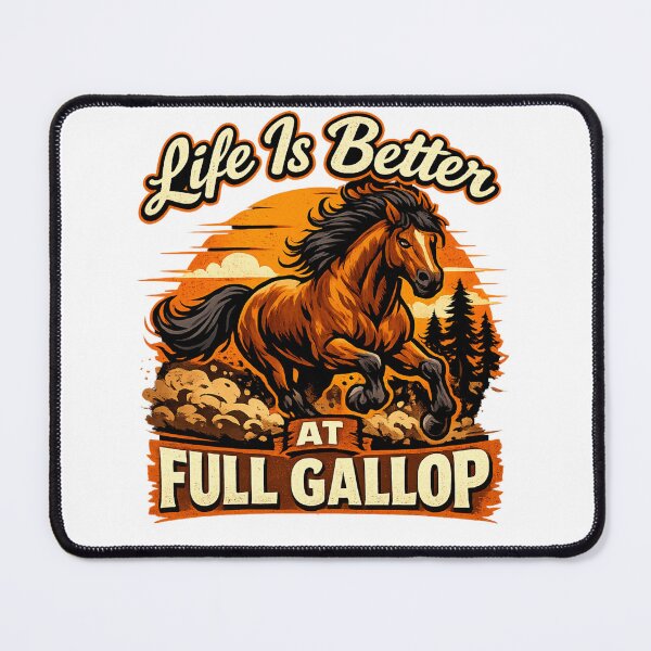 Item preview, Life Is Better at Full Gallop designed and sold by DPBTees70.
