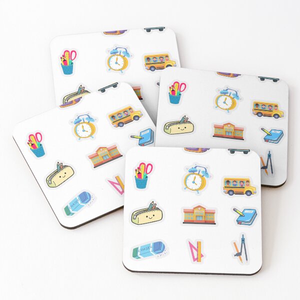 Item preview, Cute Back To School Supplies Sticker Sheet designed and sold by KAWAII STUDIO NB.