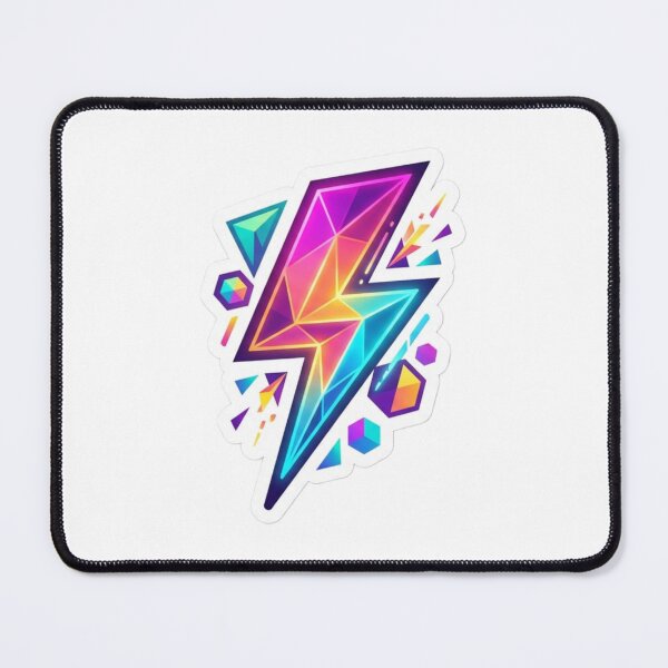 Item preview, Colorful Geometric Lightning Bolt Sticker designed and sold by AdityaShop18.