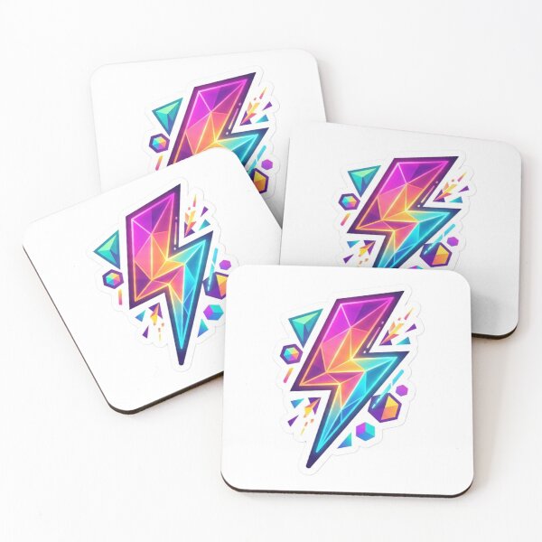 Item preview, Colorful Geometric Lightning Bolt Sticker designed and sold by AdityaShop18.
