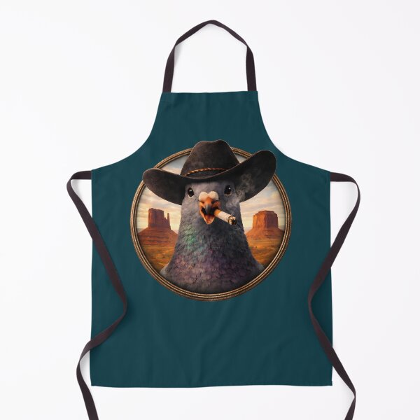 Item preview, Cowboy Pigeon Desert Portrait designed and sold by azule1.