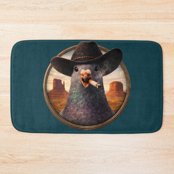 Item preview, Cowboy Pigeon Desert Portrait designed and sold by azule1.