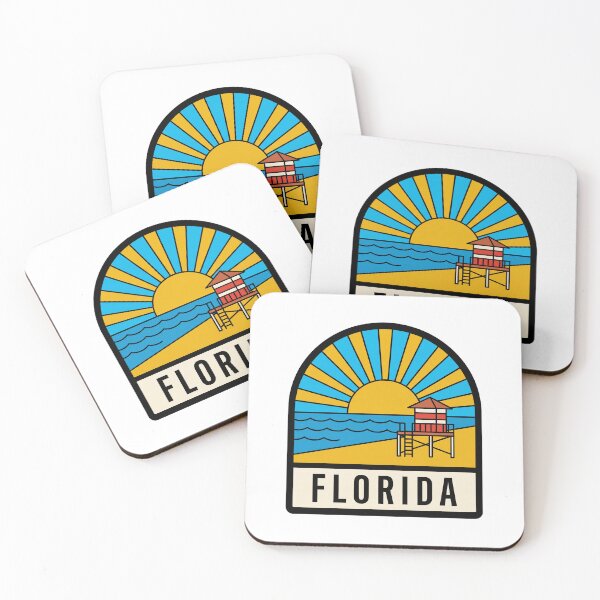Item preview, Retro Florida Miami Beach Lifeguard Tower Minimalist Badge designed and sold by Paper Drip.