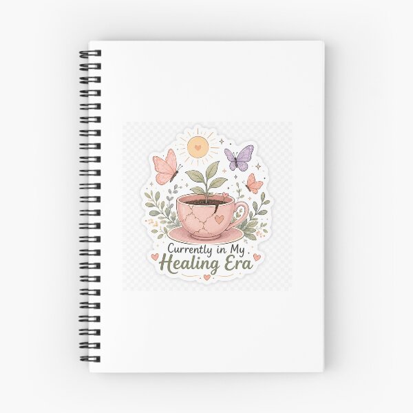 Item preview, Currently in My Healing Era | Botanical Teacup Plant Sticker designed and sold by FAZ-DESIGNS.