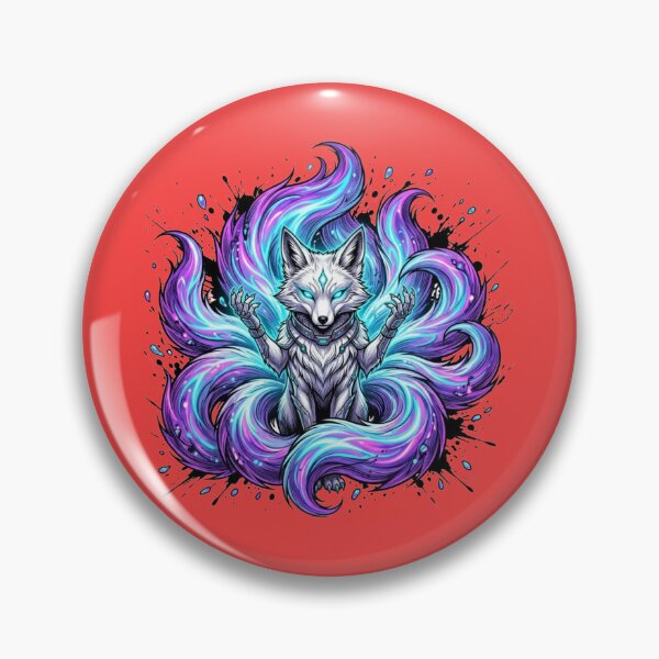 Item preview, Mystical Nine Tailed Fox Kitsune designed and sold by Utopian-Magic.