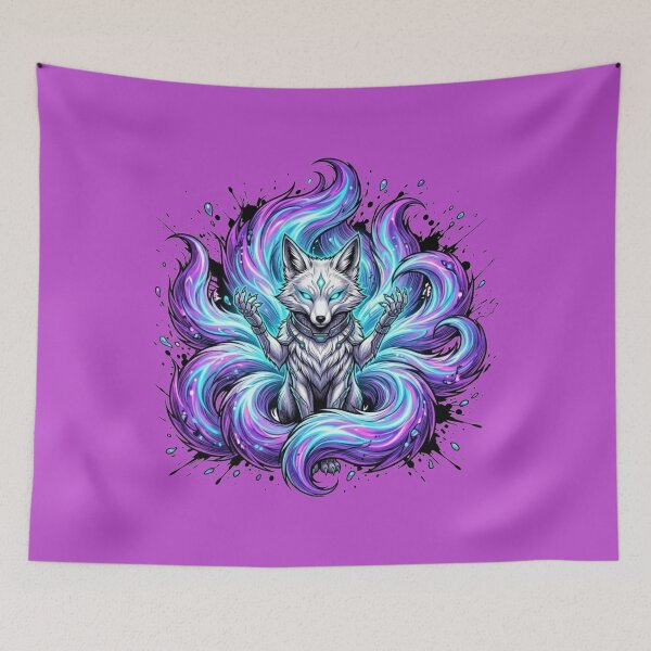 Item preview, Mystical Nine Tailed Fox Kitsune designed and sold by Utopian-Magic.
