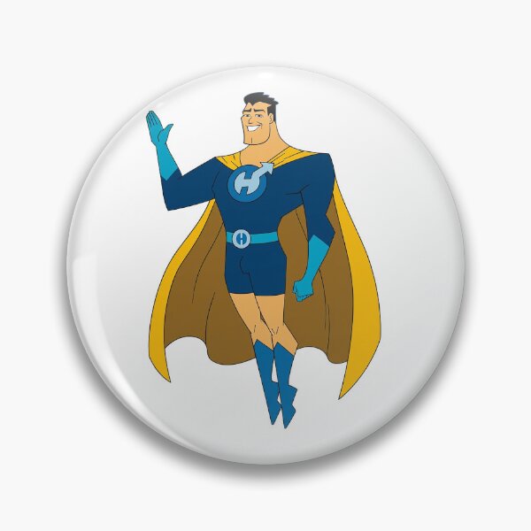 Item preview, Captain Hero - Retro Cartoon Superhero Pop Art designed and sold by Deviant Logic Design.