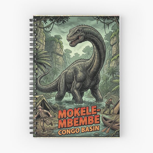 Item preview, Mokele-Mbembe | The Lost Dinosaur Of The Congo Cryptid – Horror Comic Design designed and sold by redsharkuk.