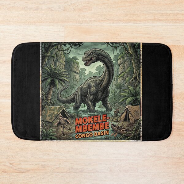 Item preview, Mokele-Mbembe | The Lost Dinosaur Of The Congo Cryptid – Horror Comic Design designed and sold by redsharkuk.