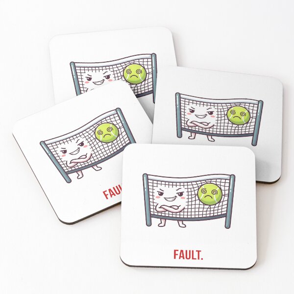 Item preview, Anime Tennis Net — Fault. designed and sold by deepthinkanime.