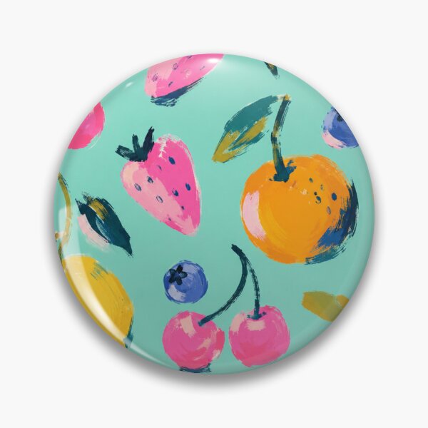 Item preview, Maximalist Fruit Pattern Mint Green Apartment designed and sold by bosamji.