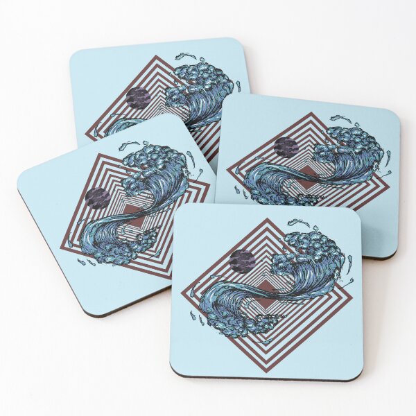Item preview, Ocean Beyond Time | Event Horizon Tide | The Last Wave Graphic Art designed and sold by Half Mess.