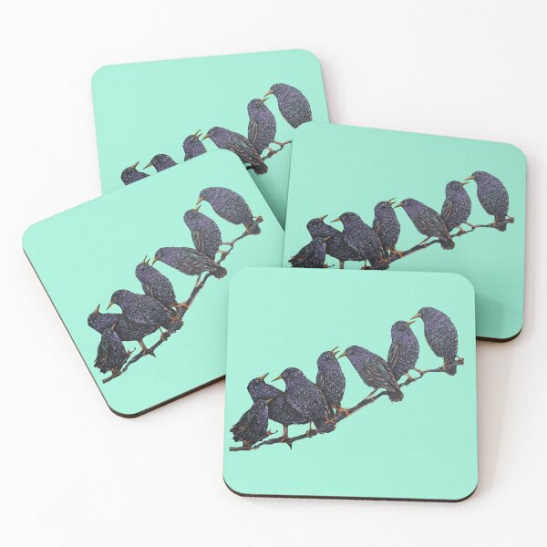 Item preview, Starlings on Branch designed and sold by Lisa Enright.