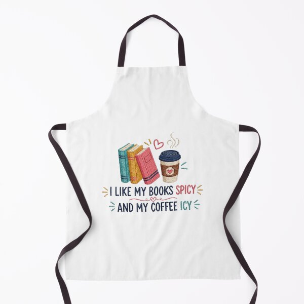 Item preview, I Like My Books Spicy and My Coffee Icy | Book Lover Funny Quote designed and sold by AveniaOficial.
