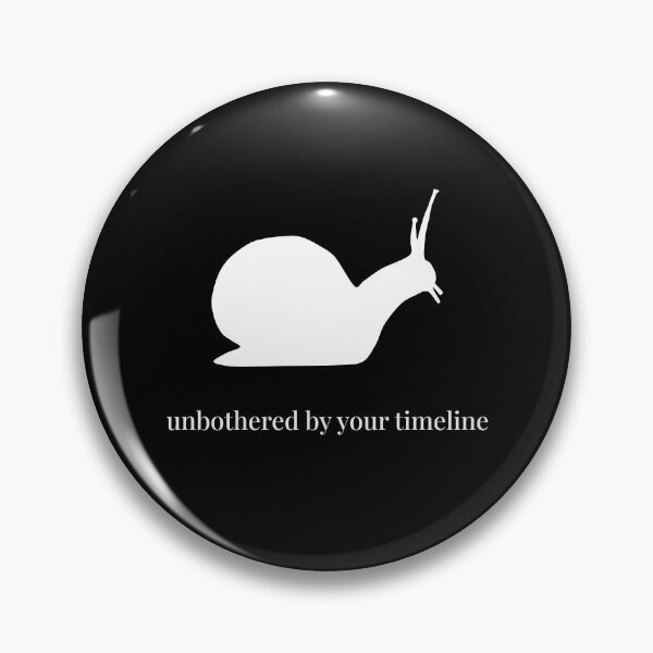 Item preview, Copy of Snail Silhouette - Unbothered By Your Timeline - Minimalist Animal Illustration designed and sold by Soulink-Studio.