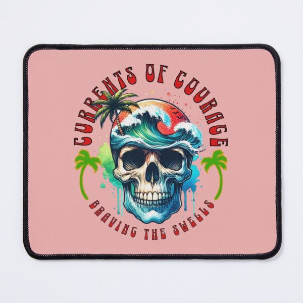 Item preview, Tropical Skull Wave Graphic designed and sold by WAKYSHOP.