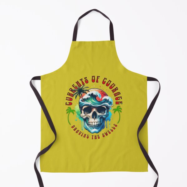 Item preview, Tropical Skull Wave Graphic designed and sold by WAKYSHOP.