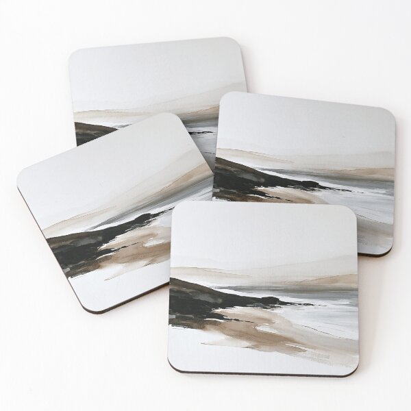 Item preview, Minimal Coastal Landscape Neutral Seascape designed and sold by trajeado14.