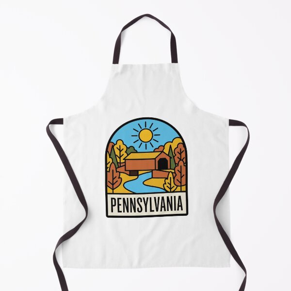 Item preview, Vintage Pennsylvania Covered Bridge Minimalist Retro designed and sold by Paper Drip.