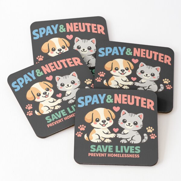 Item preview, Spay & Neuter Save Lives designed and sold by PunchDrop.