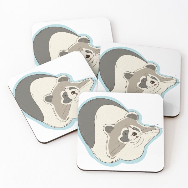 Item preview, racoonie woonies 4 designed and sold by Woozypie.