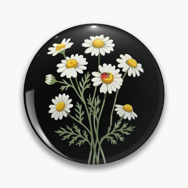 Item preview, Oxeye Daisy And Ladybird. designed and sold by Dinasshop.