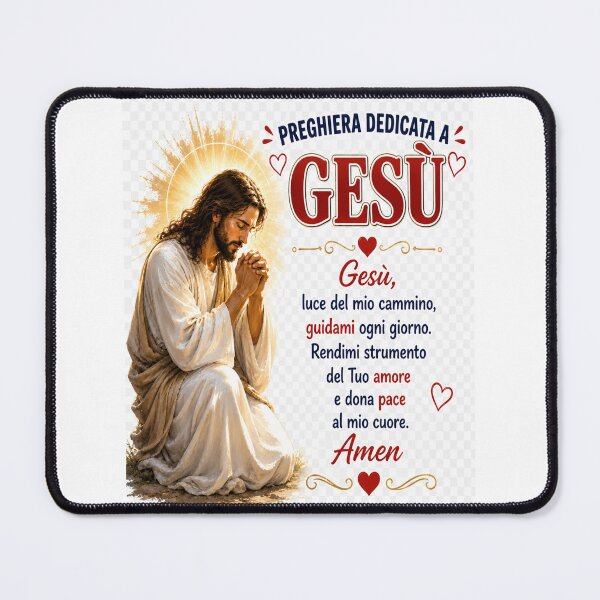 Item preview, Preghiera Dedicata a Gesù – Inspirational Christian Prayer Graphic designed and sold by RipantinaFantasy .