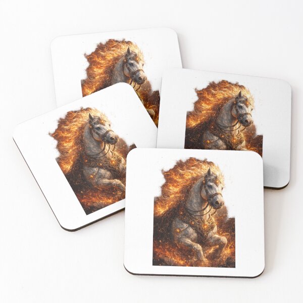 Item preview, Blazing Spirit Horse Fantasy Art designed and sold by phoenixram95.