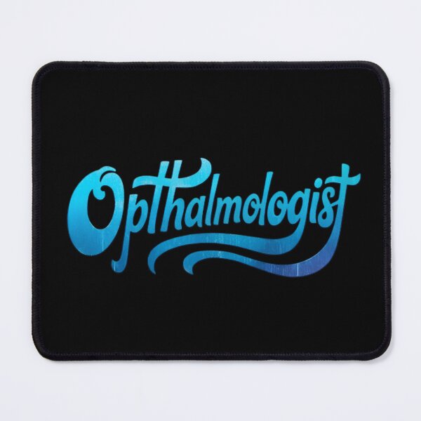 Item preview, Elegant Opthalmologist Typography Blue Script designed and sold by Khadigadesings.