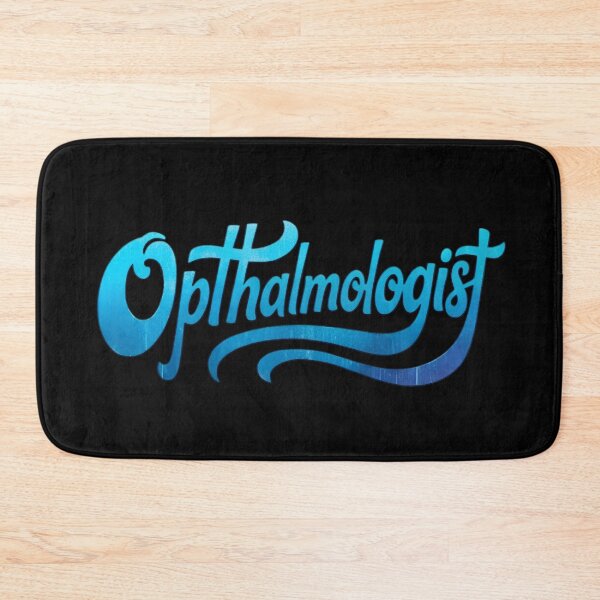 Item preview, Elegant Opthalmologist Typography Blue Script designed and sold by Khadigadesings.