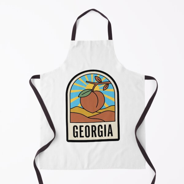 Item preview, Minimalist Georgia Peach State Retro Sunburst Art designed and sold by Paper Drip.