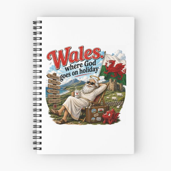 Item preview, Wales where god goes on holiday designed and sold by AugustusImages.