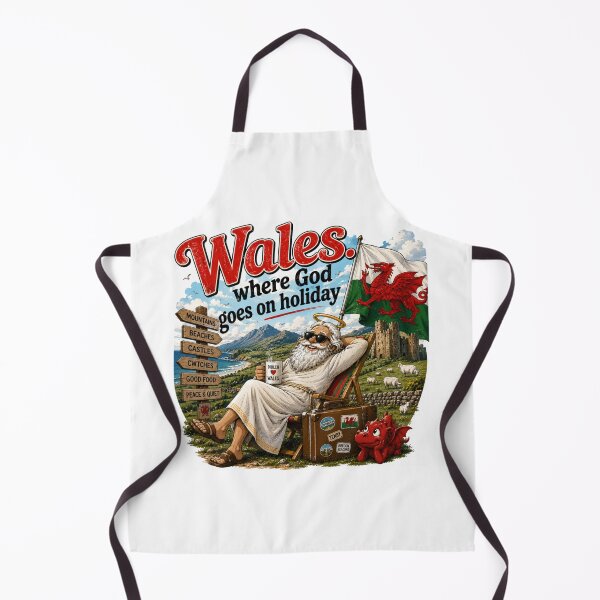 Item preview, Wales where god goes on holiday designed and sold by AugustusImages.