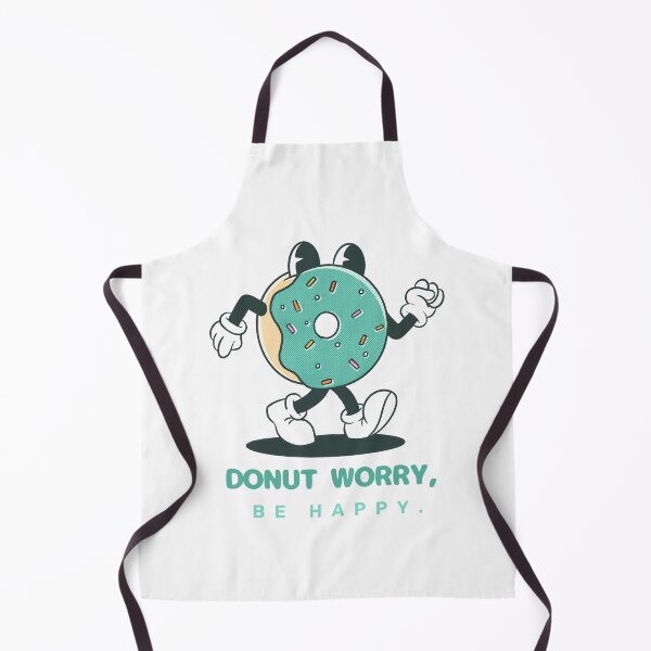 Item preview, Donut Worry. Be Happy – Food Lover Joke – Humorous Gift Idea designed and sold by Christie Olstad.