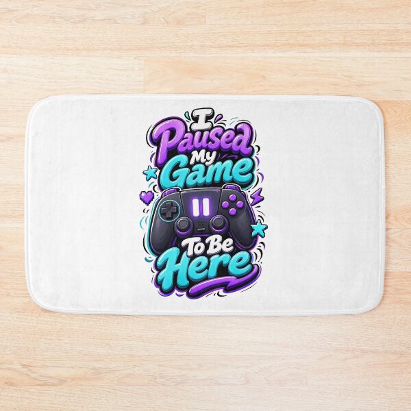 Item preview, I Paused My Game To Be Here Funny Gamer Introvert designed and sold by Mr-wow.