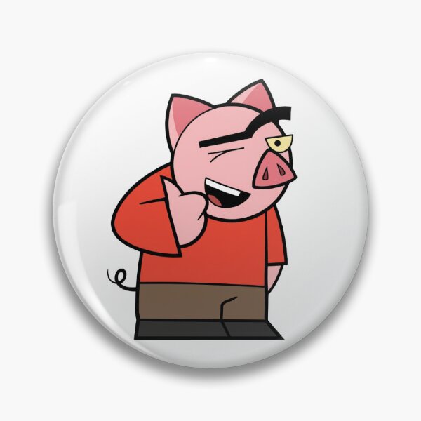 Item preview, Spanky Ham - Retro Cartoon Pig Pop Art designed and sold by Deviant Logic Design.
