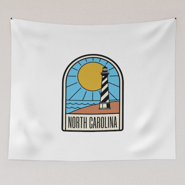 Item preview, Retro North Carolina Outer Banks Lighthouse Minimalist designed and sold by Paper Drip.
