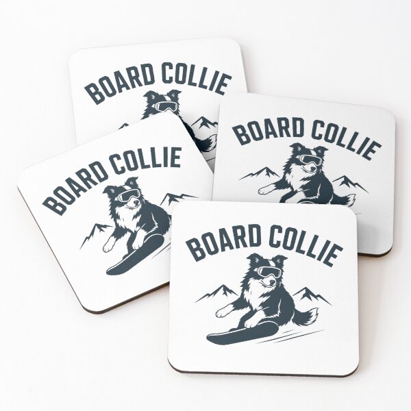 Item preview, Board Collie Snowboarding Dog designed and sold by NicramR.