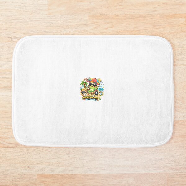 Item preview, Cute Kawaii Frog Beach Vacation Sticker designed and sold by Cozy404Lab.