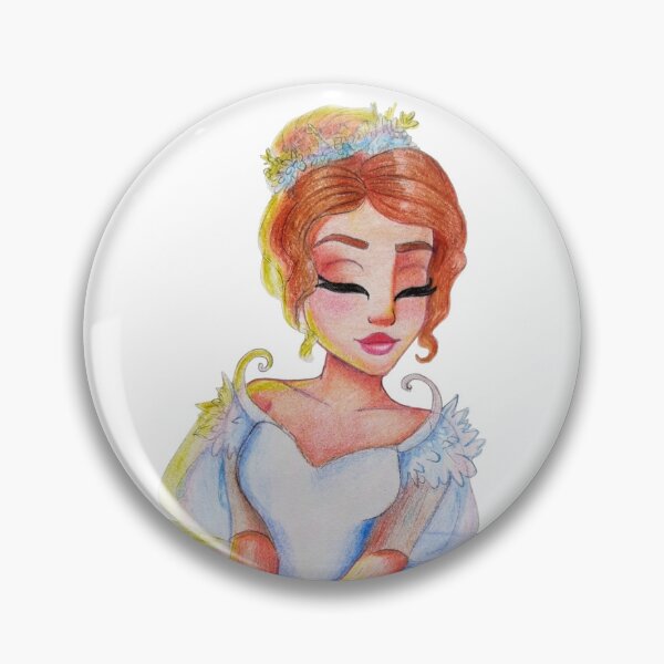 Item preview, Enchanted Princess | Whimsical Colored Pencil Illustration designed and sold by Estellarts.